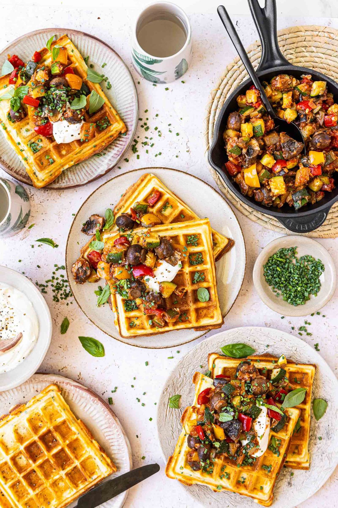 Celebrate National Waffle Day on 24 August with a savoury twist – Cheese Waffles topped with Mushroom Ratatouille. A hearty, healthy, and flavour-packed recipe you’ll love.