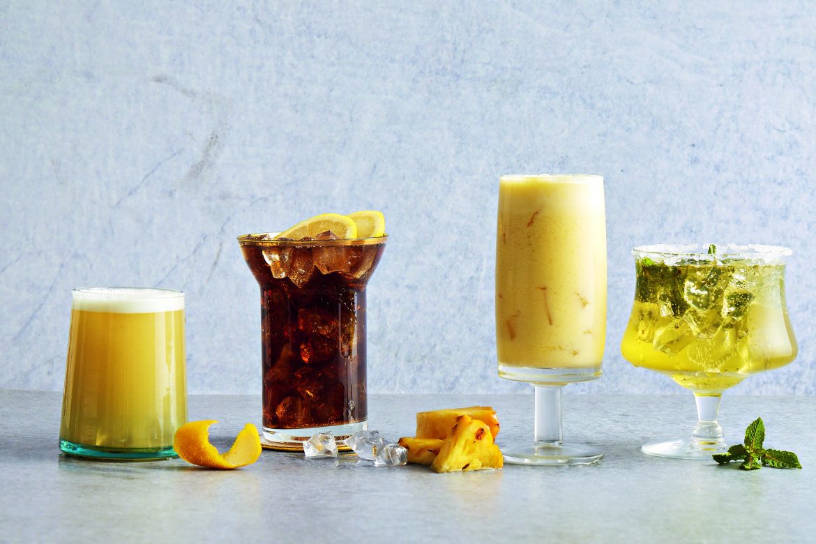 Learn how to make three classic cocktails at home: Long Island Iced Tea, Whiskey Sour, and Mint Mojito. Quick, refreshing, and perfect for entertaining.