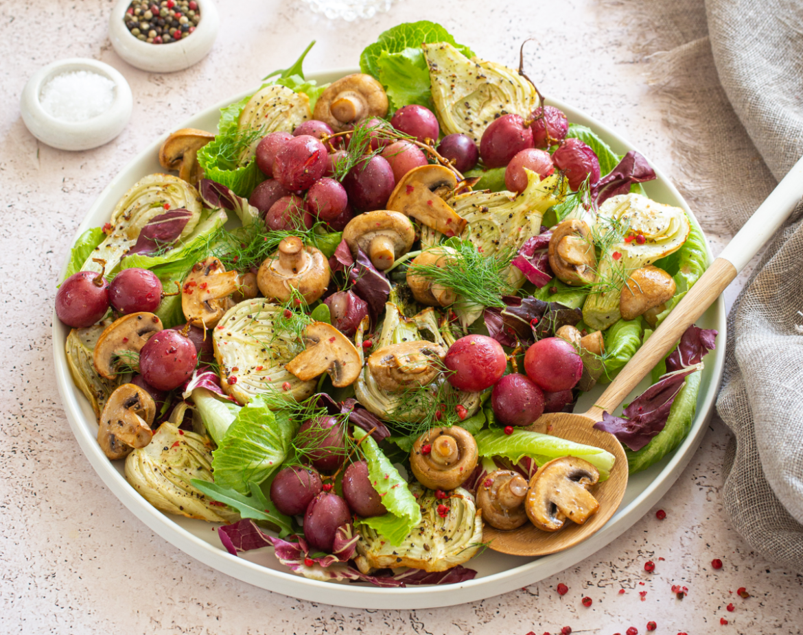 Fresh mushrooms support fullness, appetite control and healthy weight management with fewer calories and more nutrition.